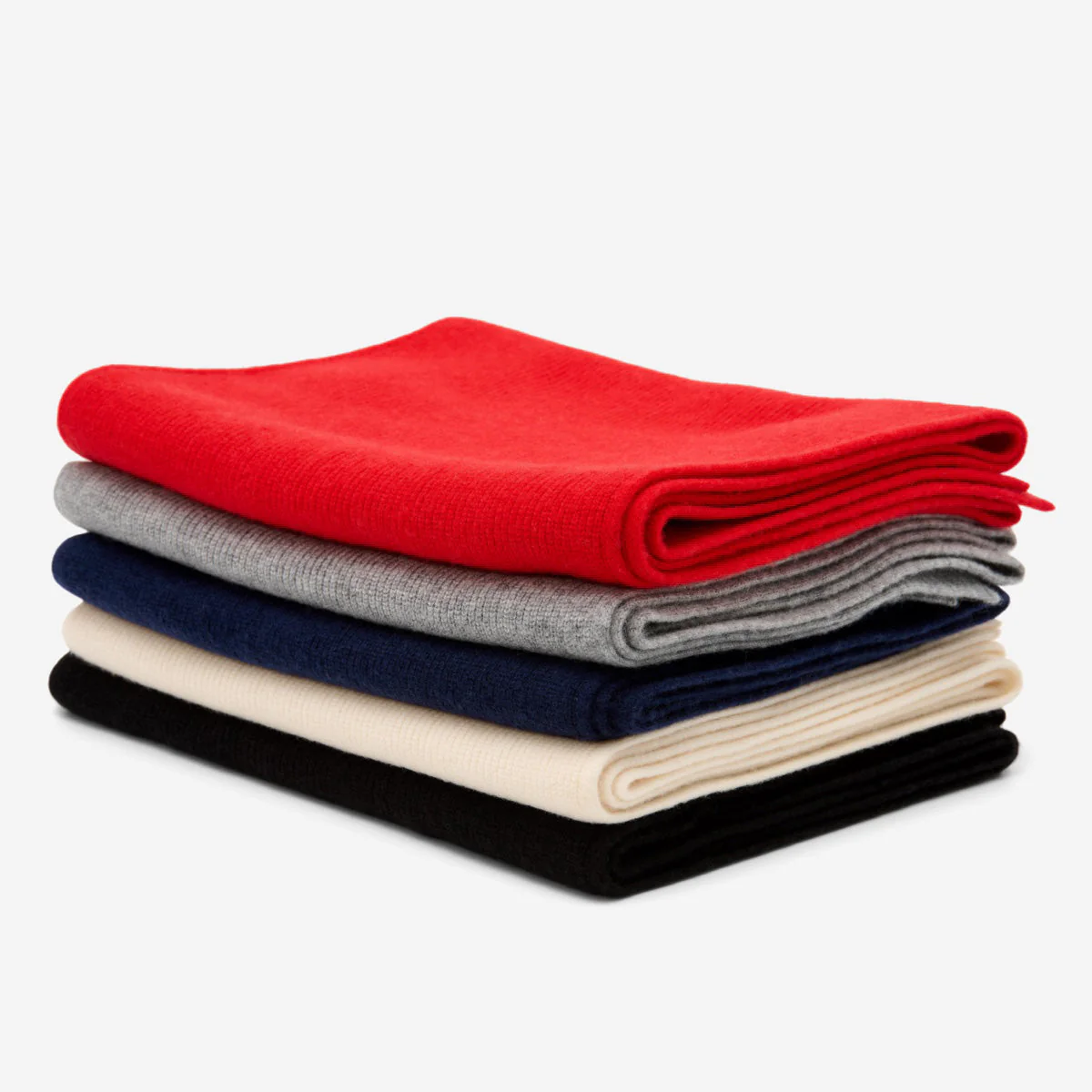 Charlie (cream) - Premium scarf made of soft Merino wool (unisex) - Image 7