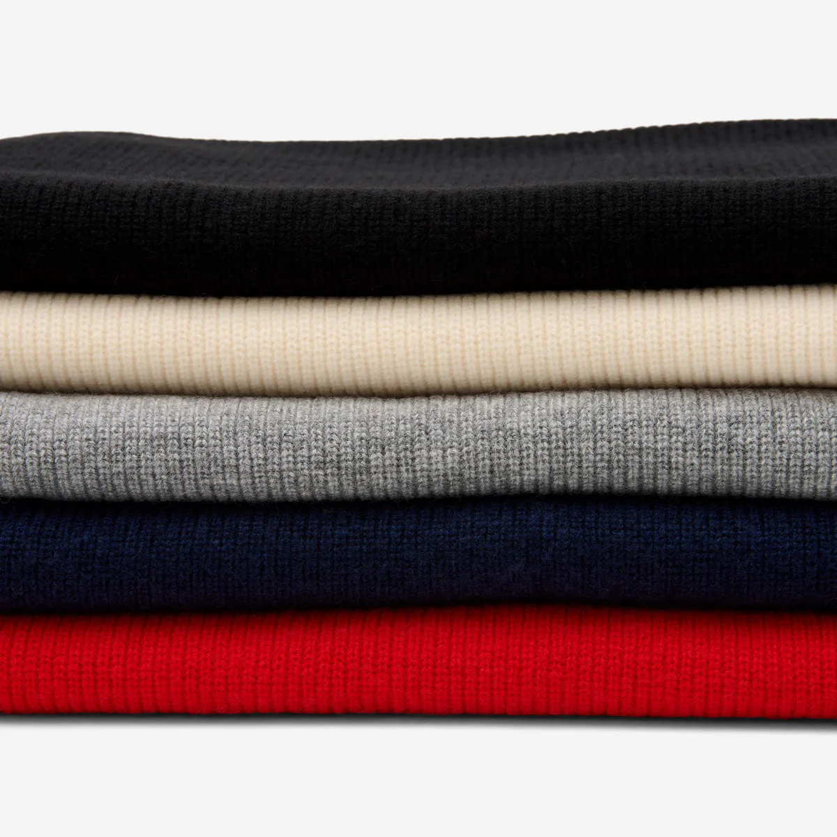 Charlie (navy blue) - Premium scarf made of soft Merino wool (unisex) - Image 8