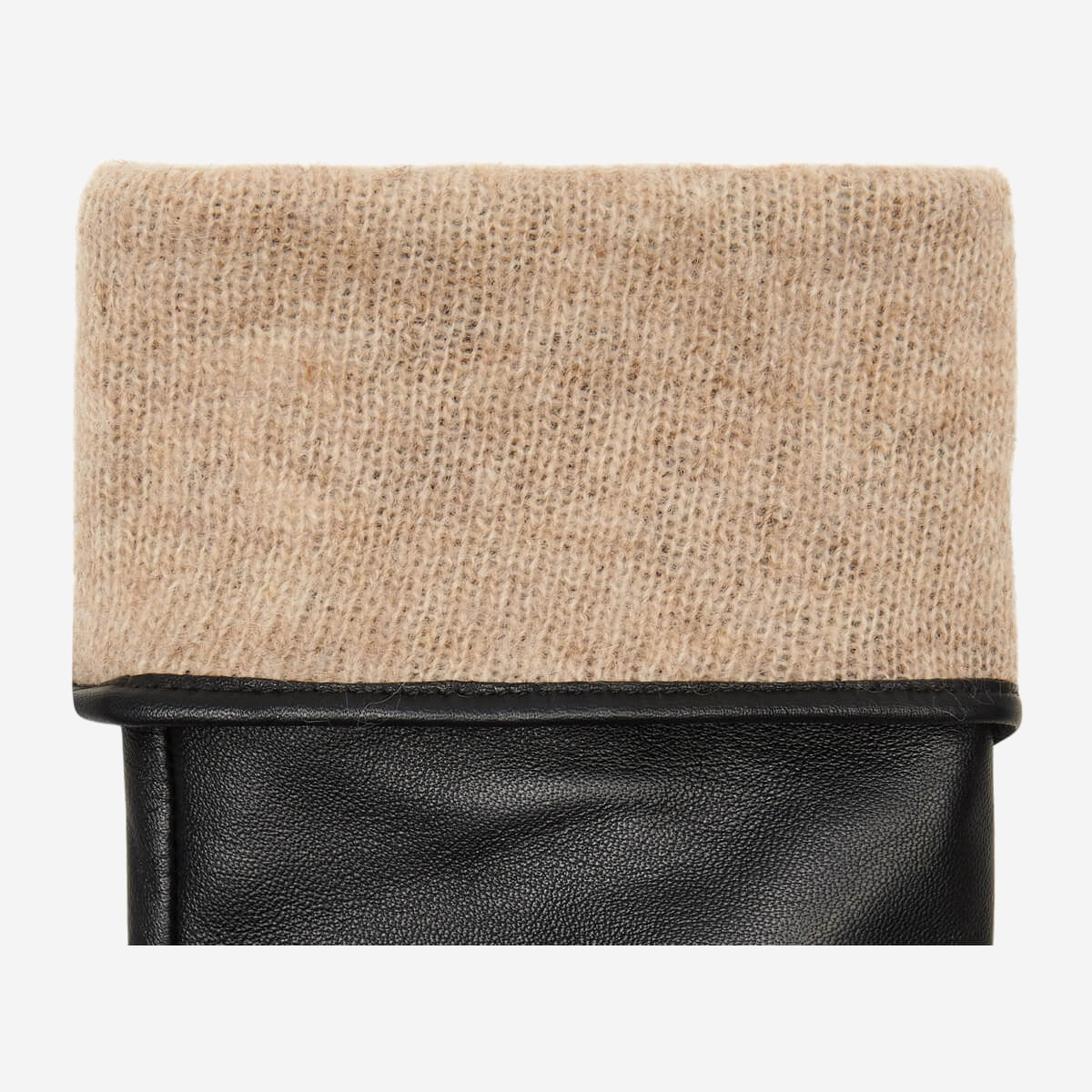 Emma (black) - Extra-long sheepskin leather gloves with luxurious cashmere lining & touchscreen feature - Image 3