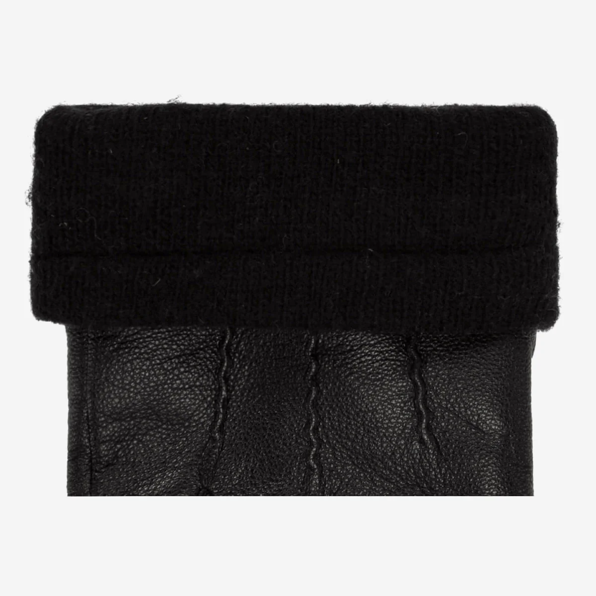 Harvey (black) - Goatskin leather gloves with luxurious wool lining & touchscreen feature - Image 4