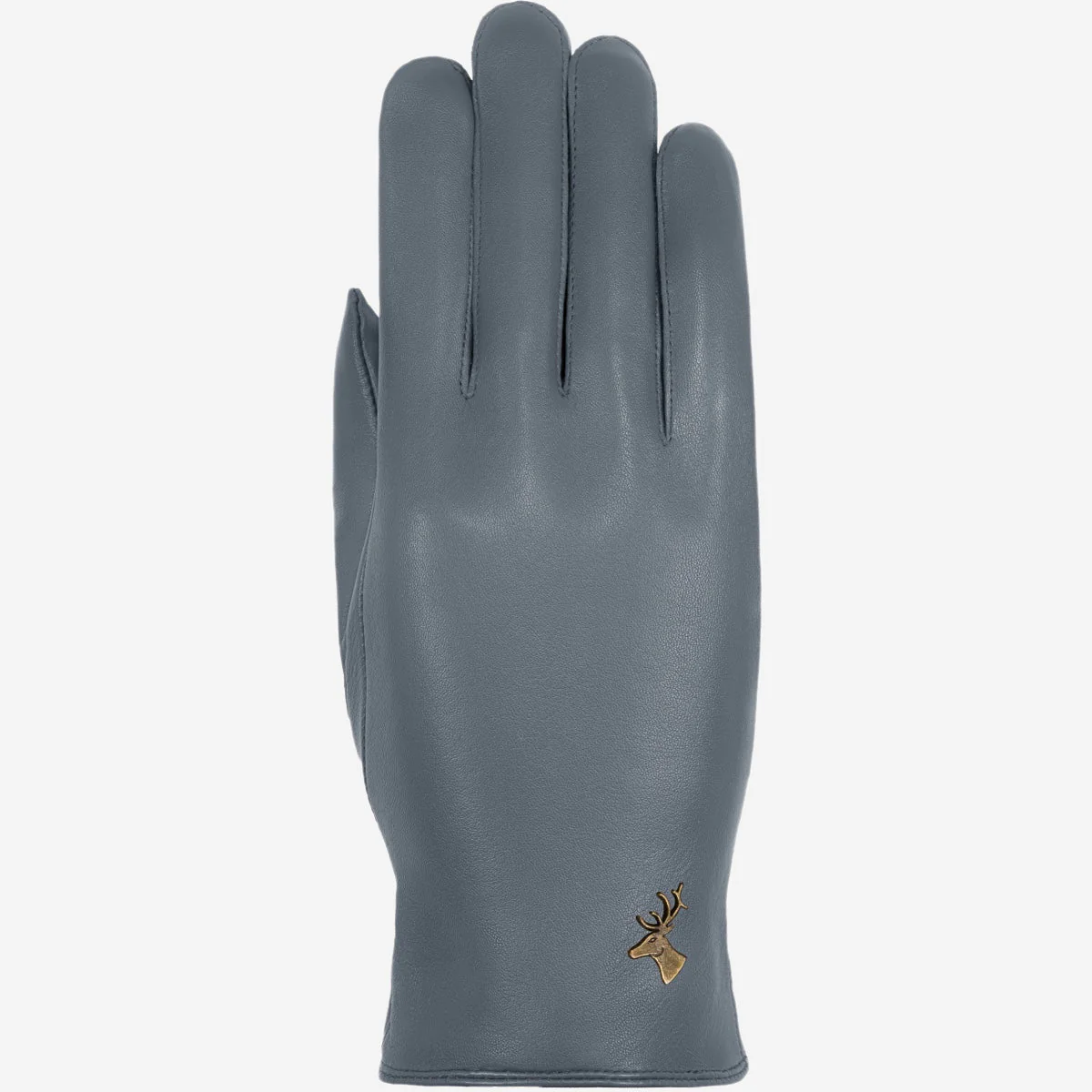 Ivy (grey) – Sheepskin leather gloves with wool/cashmere lining & touchscreen feature - Image 2