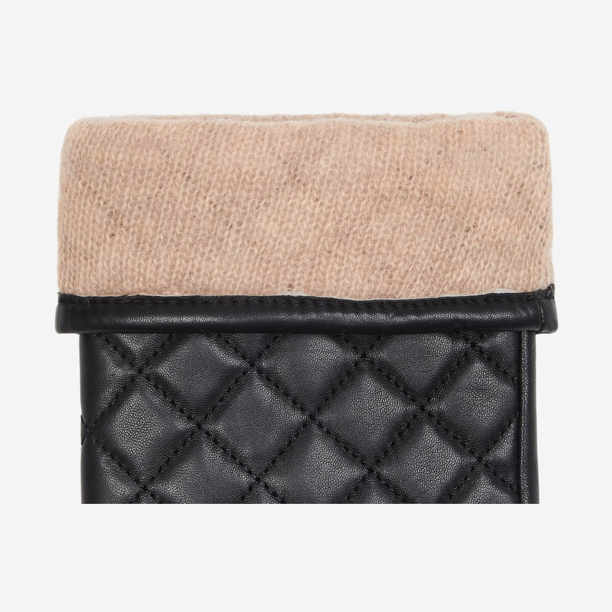 Kira (black) - Sheepskin leather gloves with wool/cashmere lining & touchscreen feature - Image 4