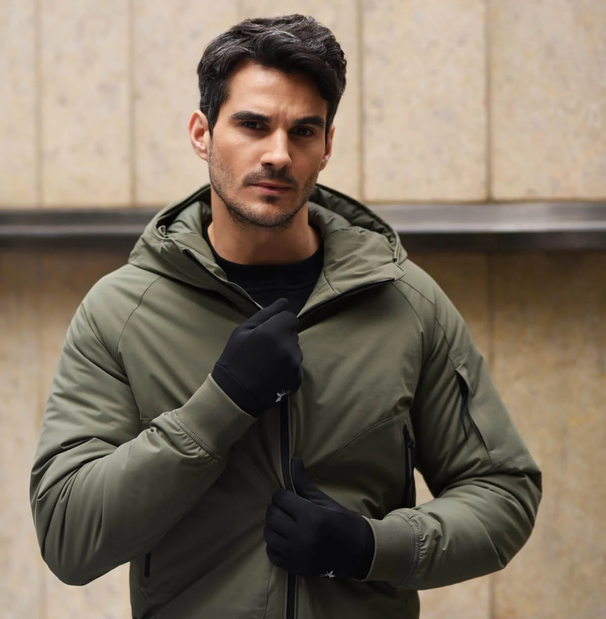 Spyder (black) – Activity gloves with fleece lining & touchscreen feature - Image 9